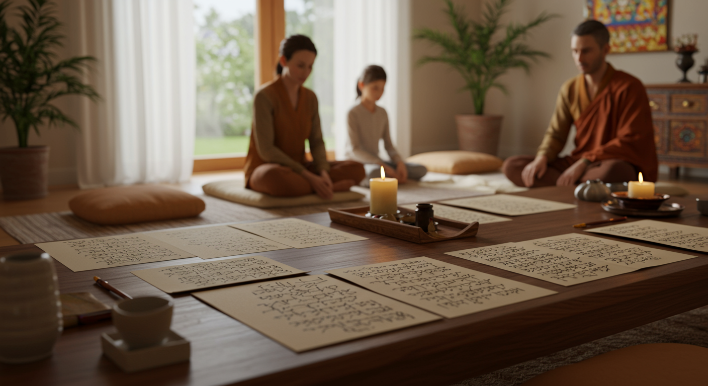 Cách chép kinh cầu bình an cho gia đình: Bí quyết mang lại hạnh phúc và sức khỏe