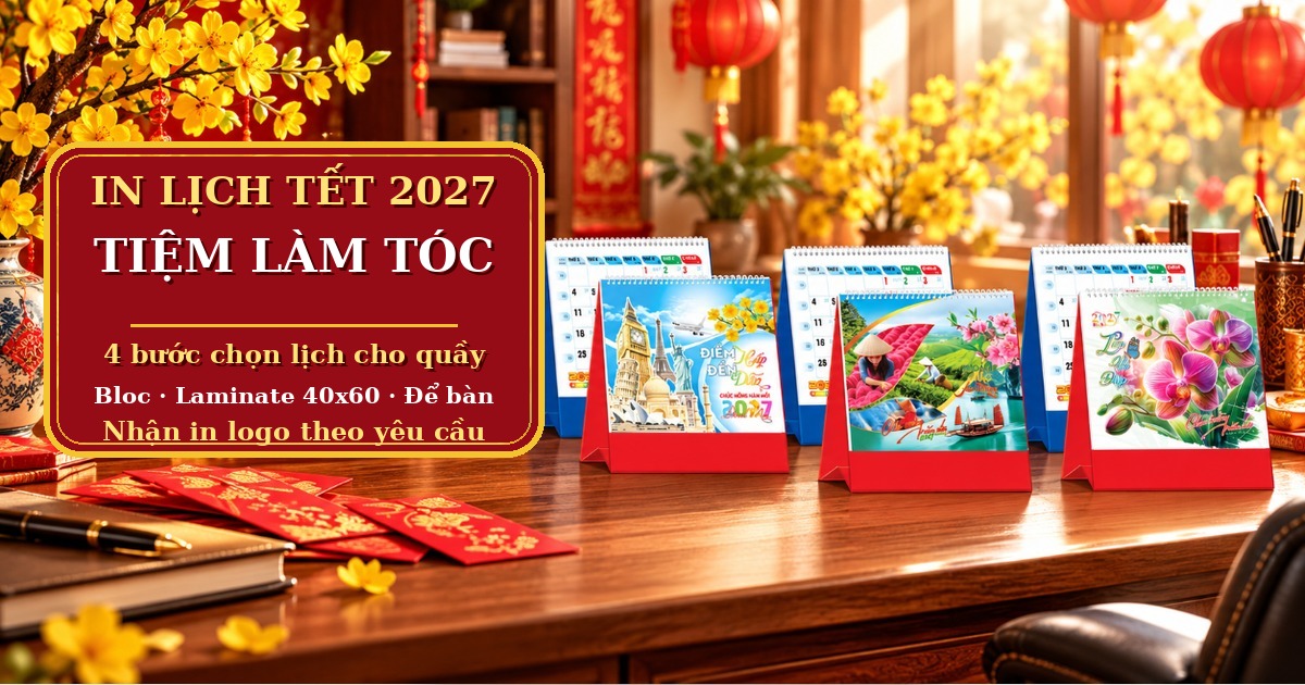Lịch Tết Tiệm L&agrave;m T&oacute;c, Salon 2027: 4 Bước Chọn Lịch Cho Quầy