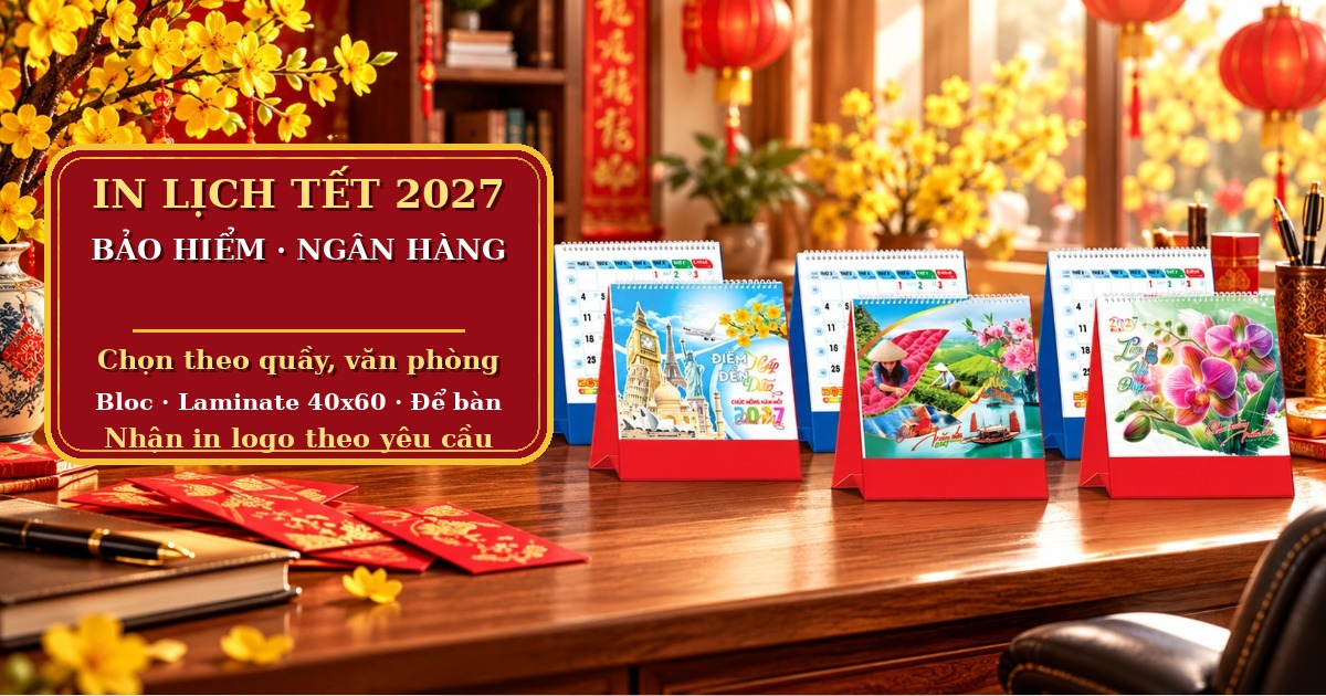Lịch Tết Bảo Hiểm, Ng&acirc;n H&agrave;ng 2027: Chọn Loại N&agrave;o Cho Quầy V&agrave; Văn Ph&ograve;ng