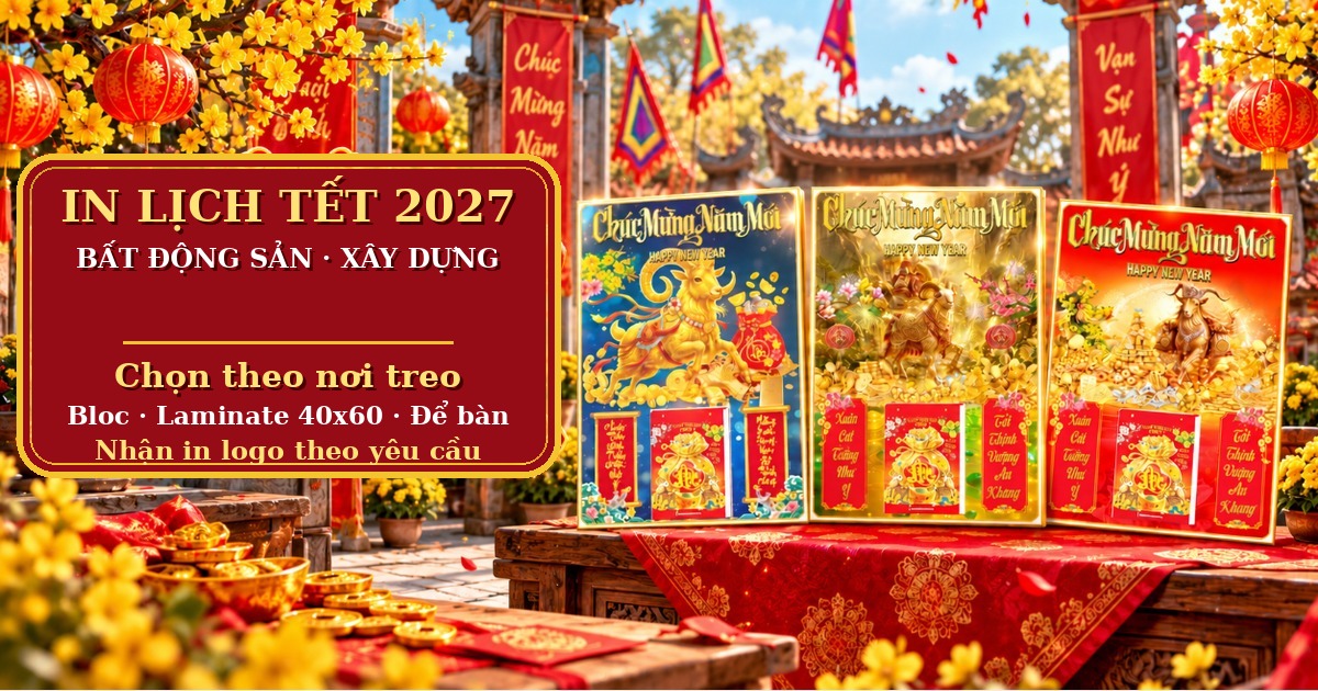 Lịch Tết Bất Động Sản, X&acirc;y Dựng 2027: Chọn Loại N&agrave;o Theo Nơi Treo