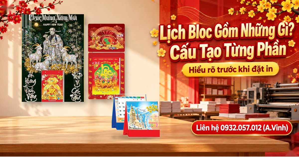 Lịch Bloc 2027 Gồm Những G&igrave; V&agrave; C&aacute;ch Đọc Một Tờ Lịch