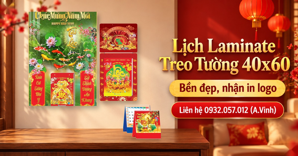 Lịch Gỗ Laminate 40x60 L&agrave; G&igrave;, Kh&aacute;c Lịch Giấy V&agrave; C&aacute;ch Treo
