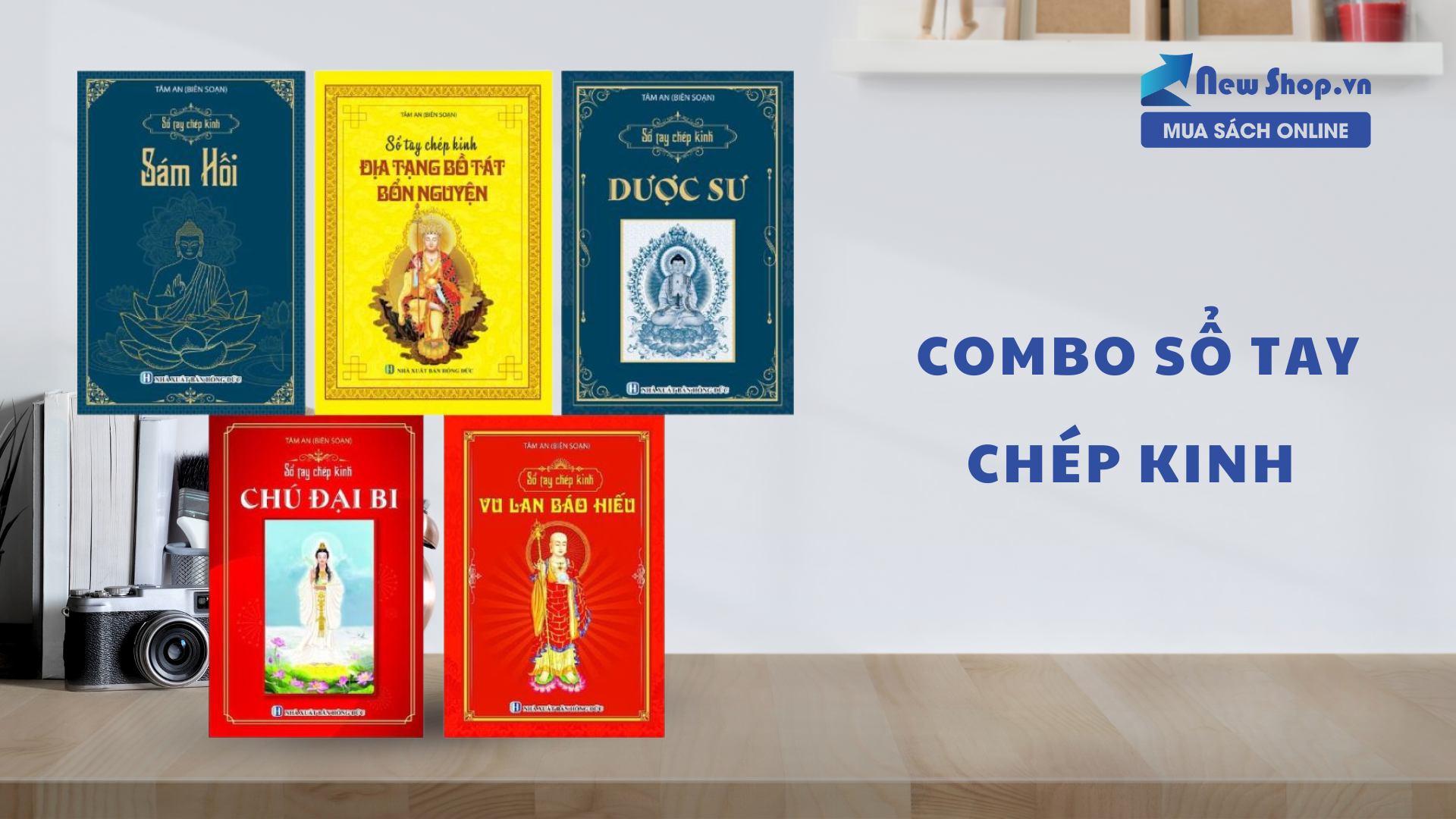 Viết Chậm – Sống An: Bộ Sổ Tay Chép Kinh 5 Cuốn Dành Cho Người Muốn Tìm Lại Bình An