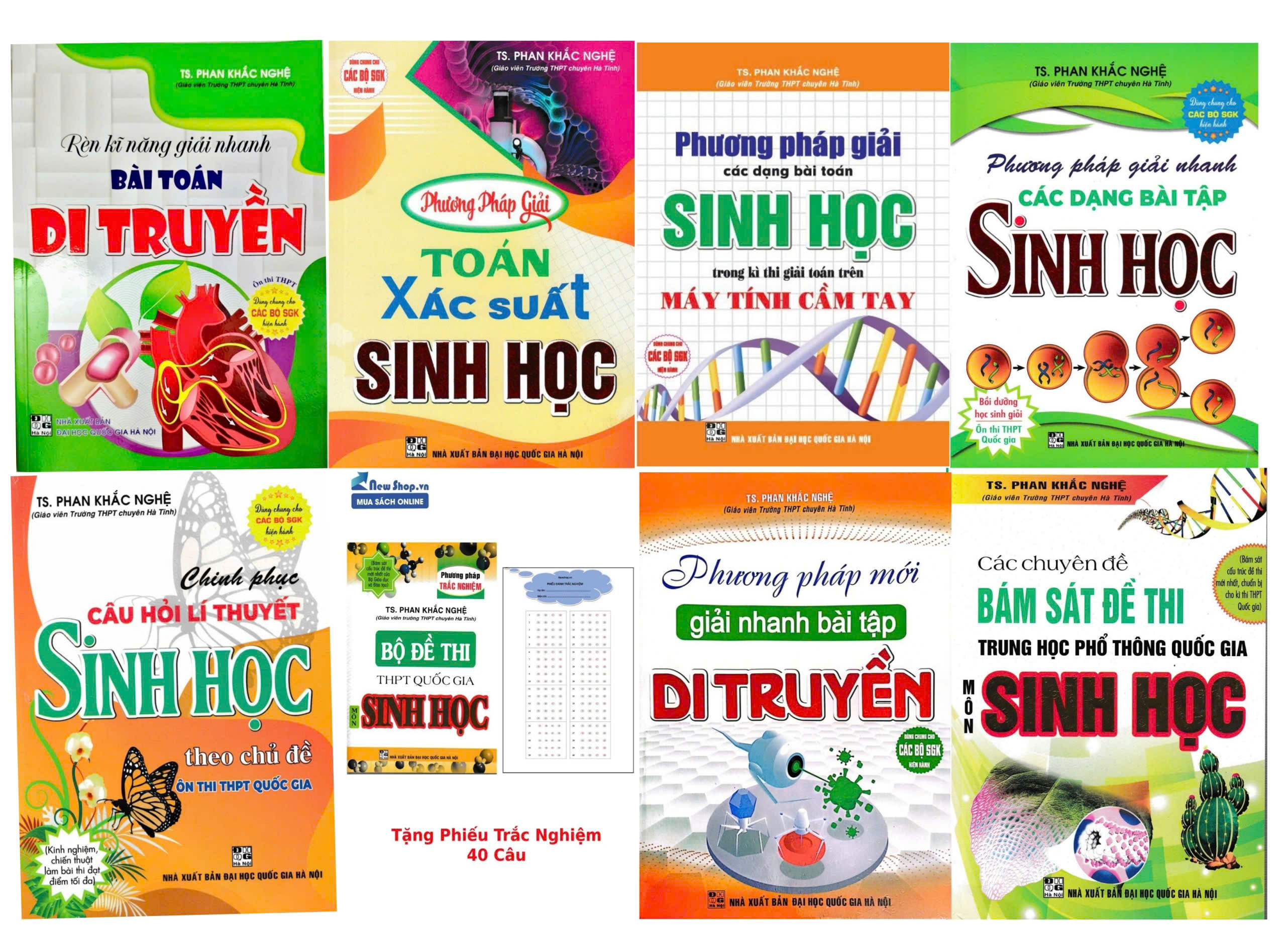 Combo Sinh Học Của Tác Giả Phan Khắc Nghệ (Bộ 8 Cuốn)