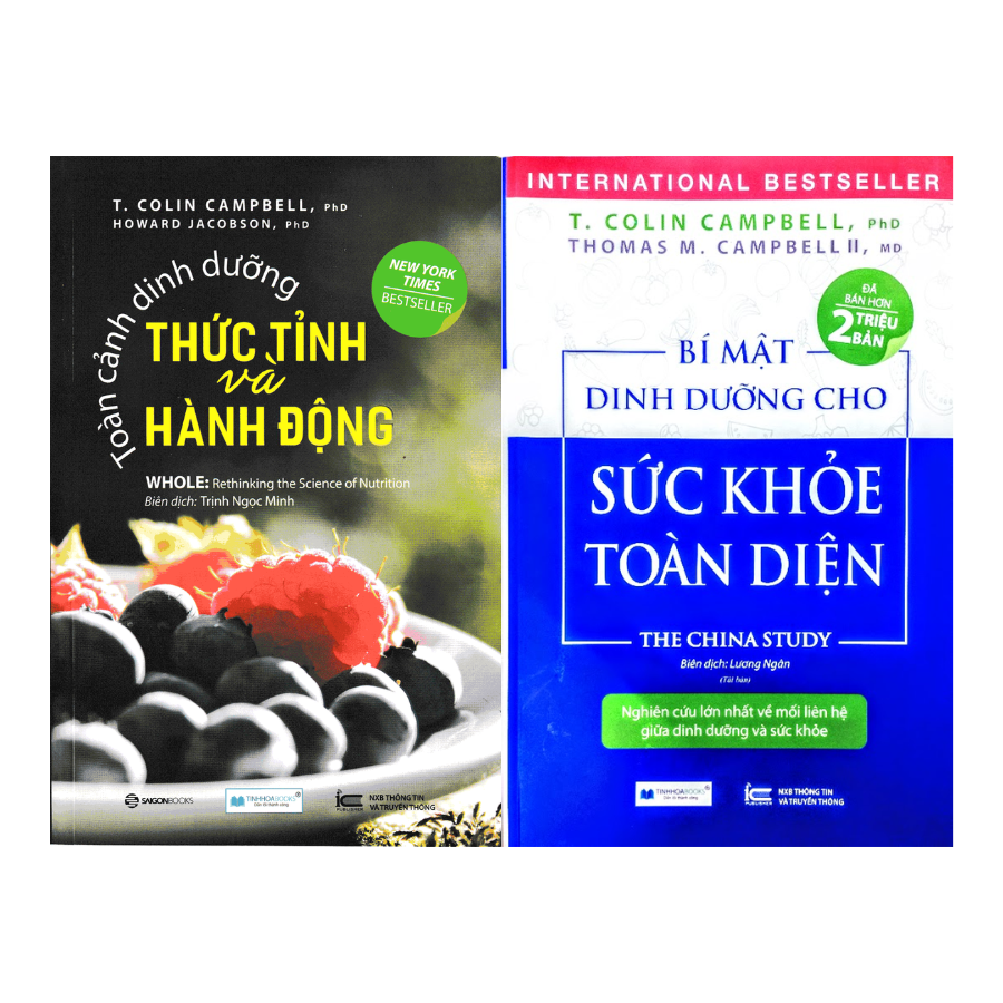 Combo Toàn Cảnh Dinh Dưỡng - Thức Tỉnh + Hành Động Và Bí Mật Dinh Dưỡng Cho Sức Khỏe Toàn Diện