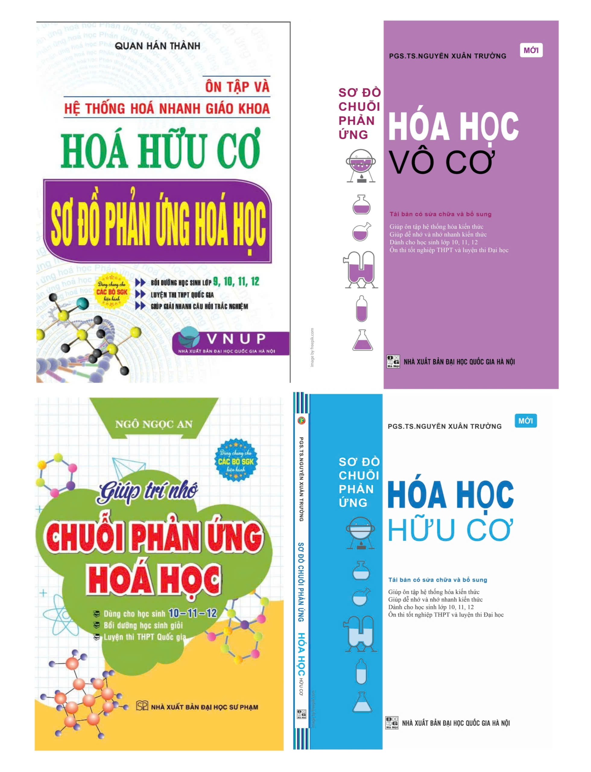 Combo Gi&uacute;p Tr&iacute; Nhớ Chuỗi Phản Ứng H&oacute;a Học + Sơ Đồ Chuỗi Phản Ứng H&oacute;a Học (V&ocirc; Cơ + Hữu Cơ) + &Ocirc;n Tập V&agrave; Hệ Thống H&oacute;a Nhanh Gi&aacute;o Khoa H&oacute;a Hữu Cơ Sơ Đồ Phản Ứng H&oacute;a Học
