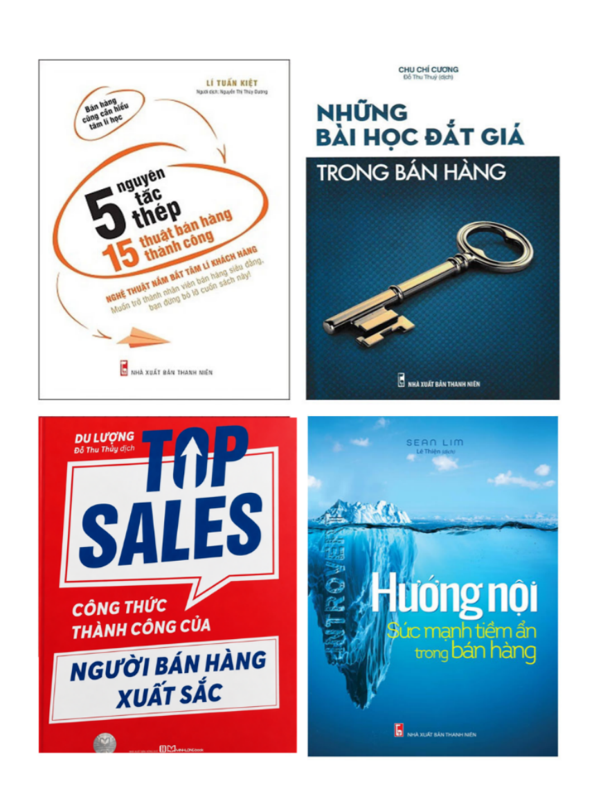 Combo S&aacute;ch Gi&uacute;p Việc B&aacute;n H&agrave;ng Trở N&ecirc;n Dễ D&agrave;ng