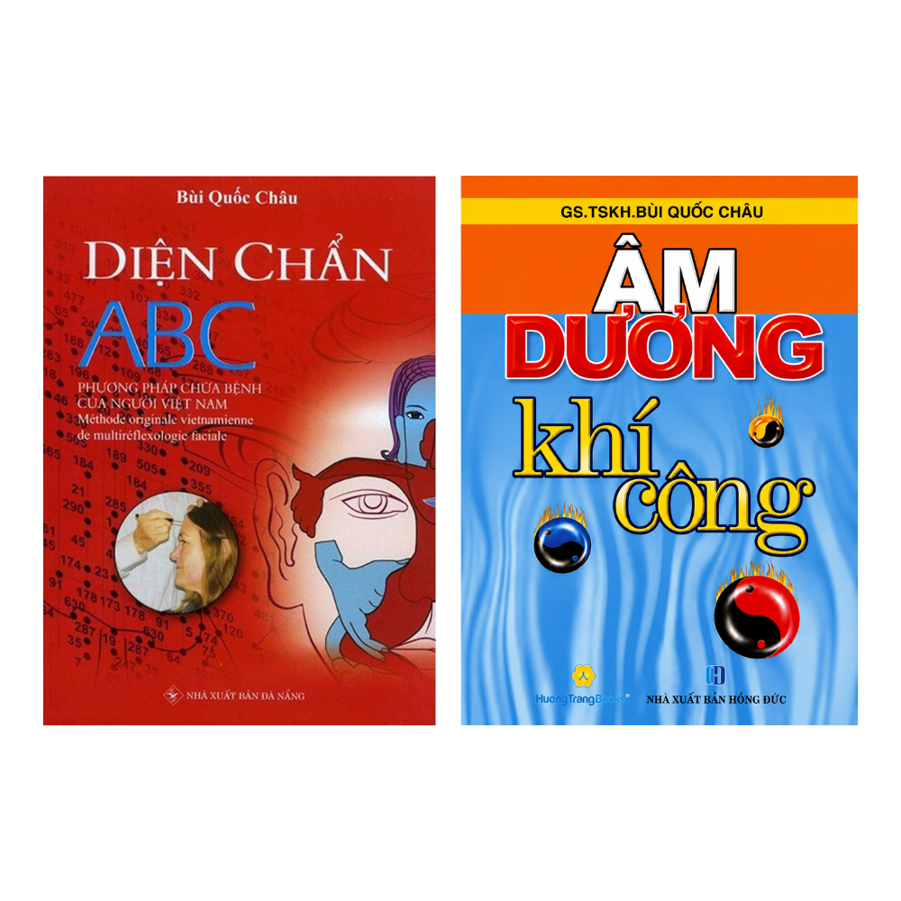Combo 2 Cuốn S&aacute;ch Diện Chẩn T&aacute;c Giả B&ugrave;i Quốc Ch&acirc;u