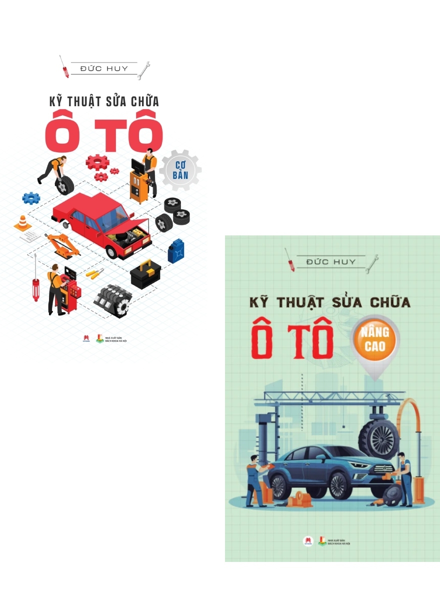 Combo Kỹ Thuật Sửa Chữa Ô Tô Từ Cơ Bản Đến Nâng Cao (Bộ 2 Cuốn)