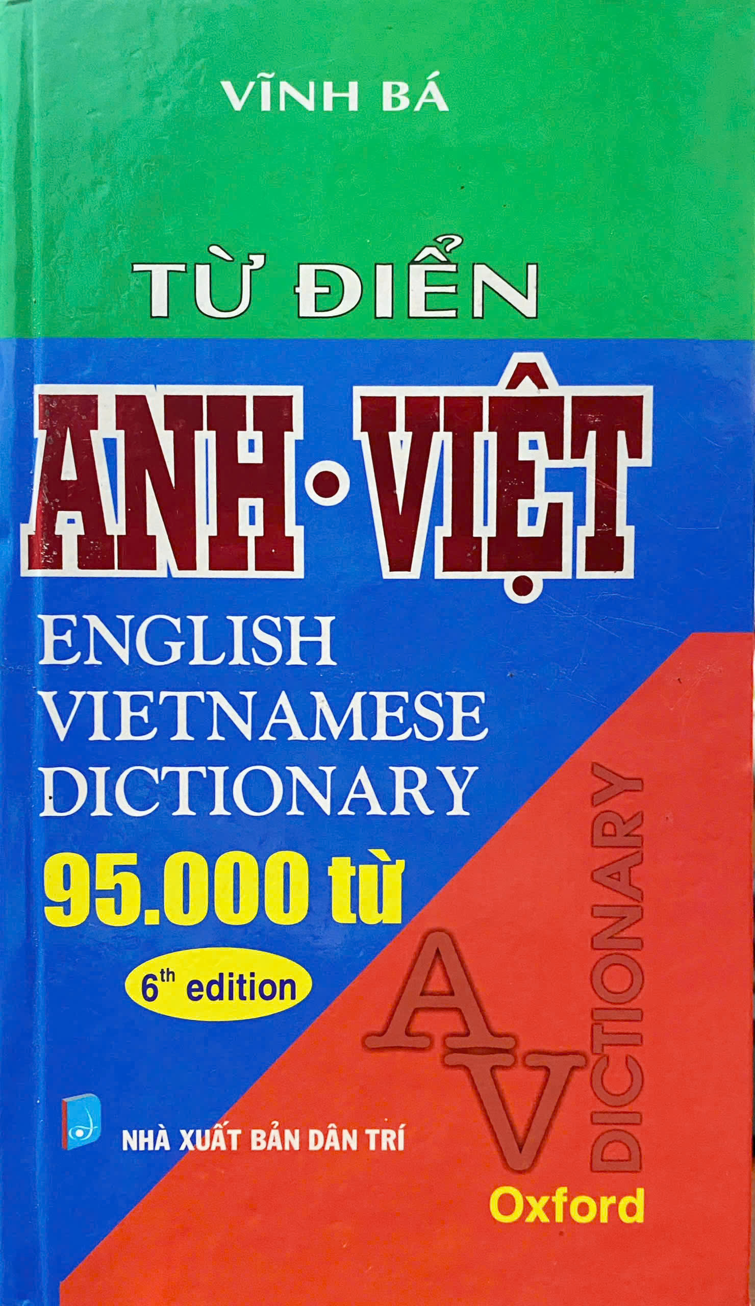 Từ Điển Anh - Việt 95000 Từ (Bìa Cứng)