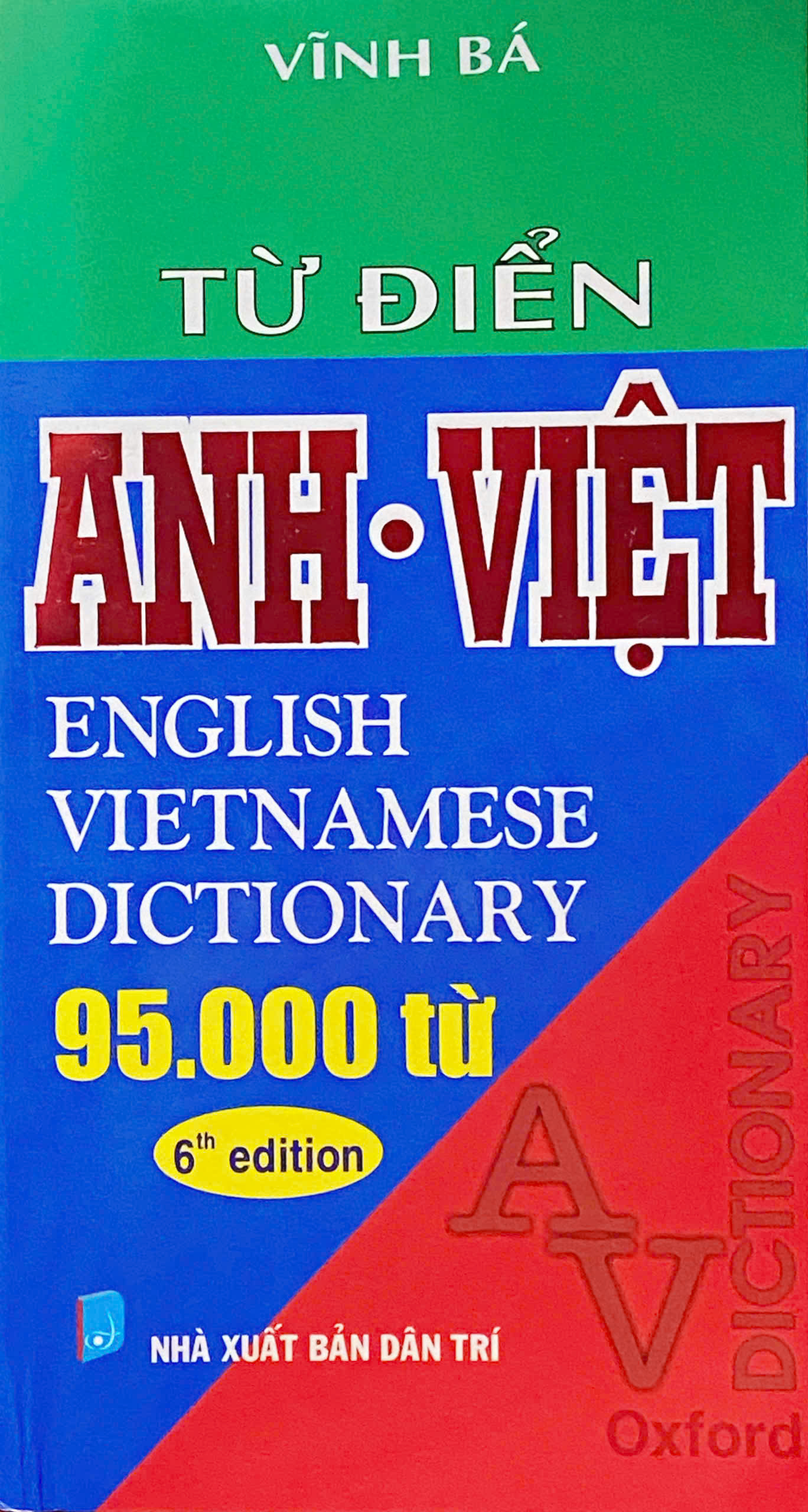 Từ Điển Anh - Việt 95000 Từ (Bìa Mềm)