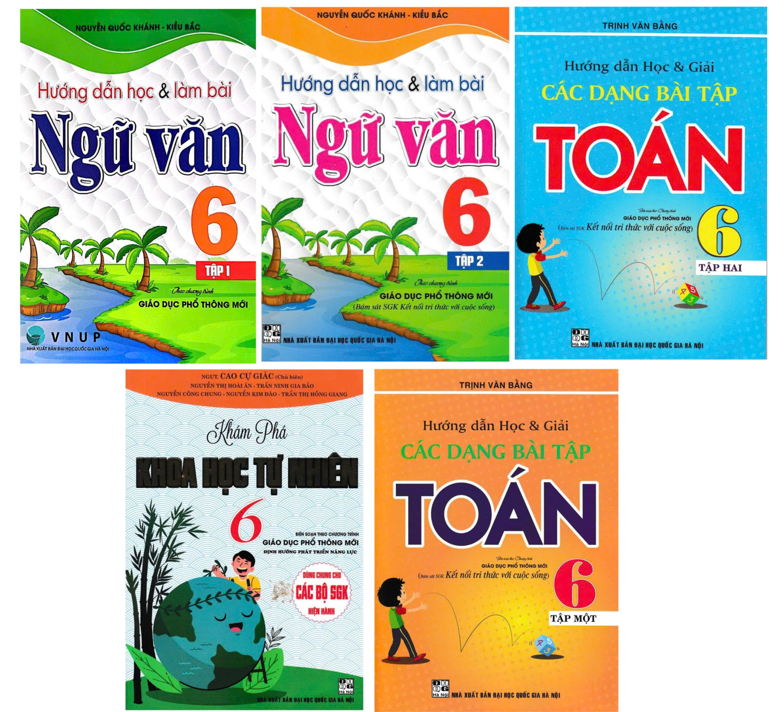 Combo Bộ S&aacute;ch Tham Khảo To&aacute;n - Văn - Khoa Học Tự Nhi&ecirc;n Lớp 6 (B&aacute;m S&aacute;t SGK Kết Nối Tri Thức Với Cuộc Sống) (Bộ 5 Cuốn)
