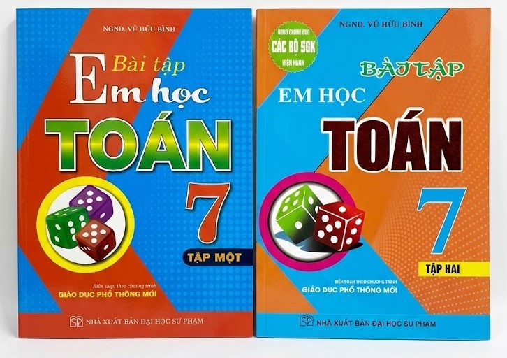 Combo B&agrave;i Tập Em Học To&aacute;n Lớp 7 (D&ugrave;ng Chung Cho C&aacute;c Bộ SGK Mới Hiện H&agrave;nh) (Bộ 2 Cuốn)