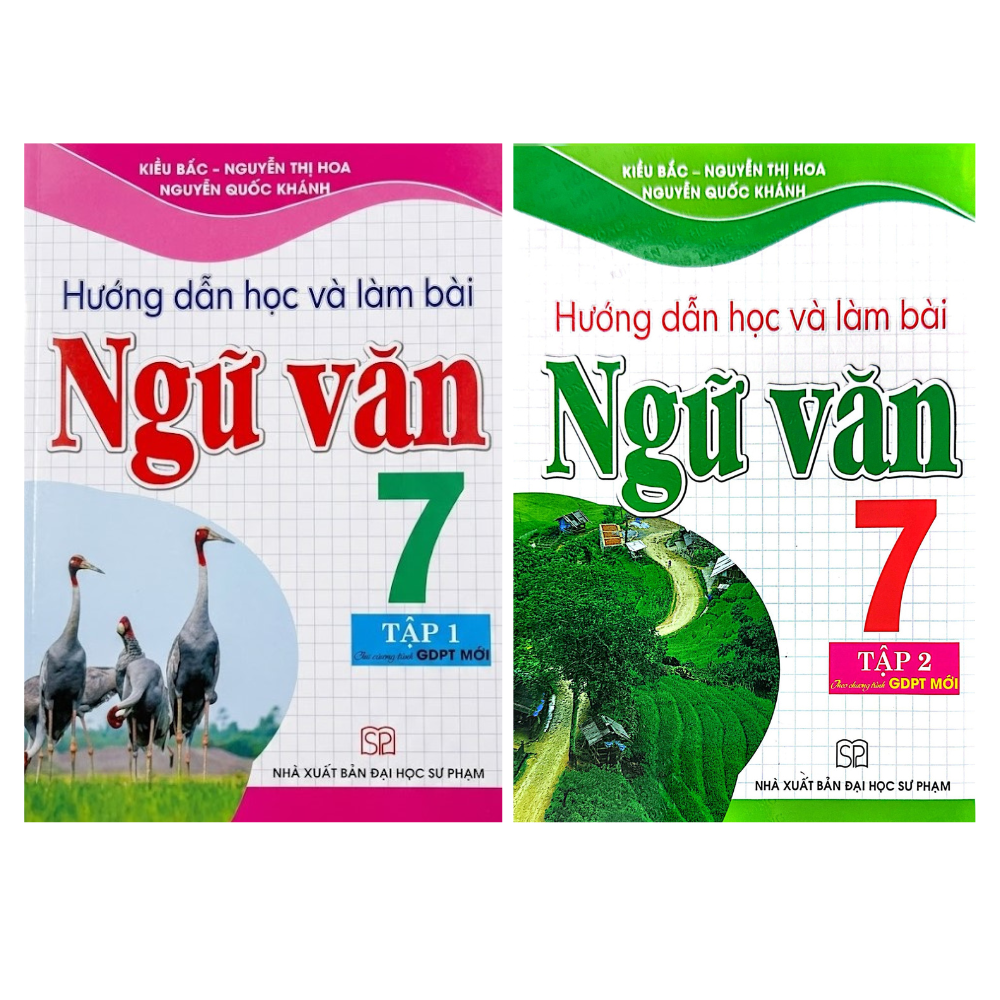 Combo Hướng Dẫn Học V&agrave; L&agrave;m B&agrave;i Ngữ Văn 7 (B&aacute;m S&aacute;t SGK Kết Nối Tri Thức Với Cuộc Sống) (Bộ 2 Cuốn)