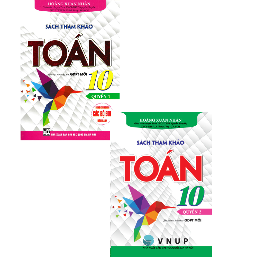 Combo S&aacute;ch Tham Khảo To&aacute;n 10 (D&ugrave;ng Chung Cho C&aacute;c Bộ SGK Hiện H&agrave;nh) (Bộ 2 Cuốn)