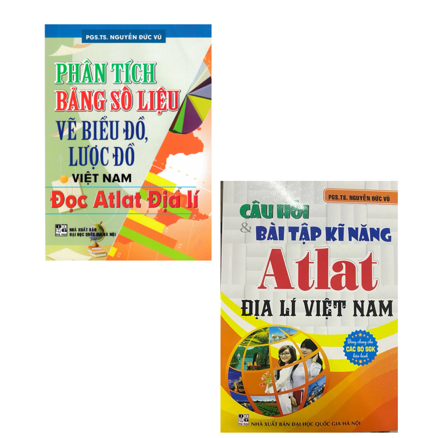Combo Phân Tích Bảng Số Liệu Vẽ Biểu Đồ, Lược Đồ Việt Nam - Đọc Atlat Địa Lí + Câu Hỏi Và Bài Tập Kĩ Năng Atlat Địa Lí Việt Nam (Bộ 2 Cuốn)