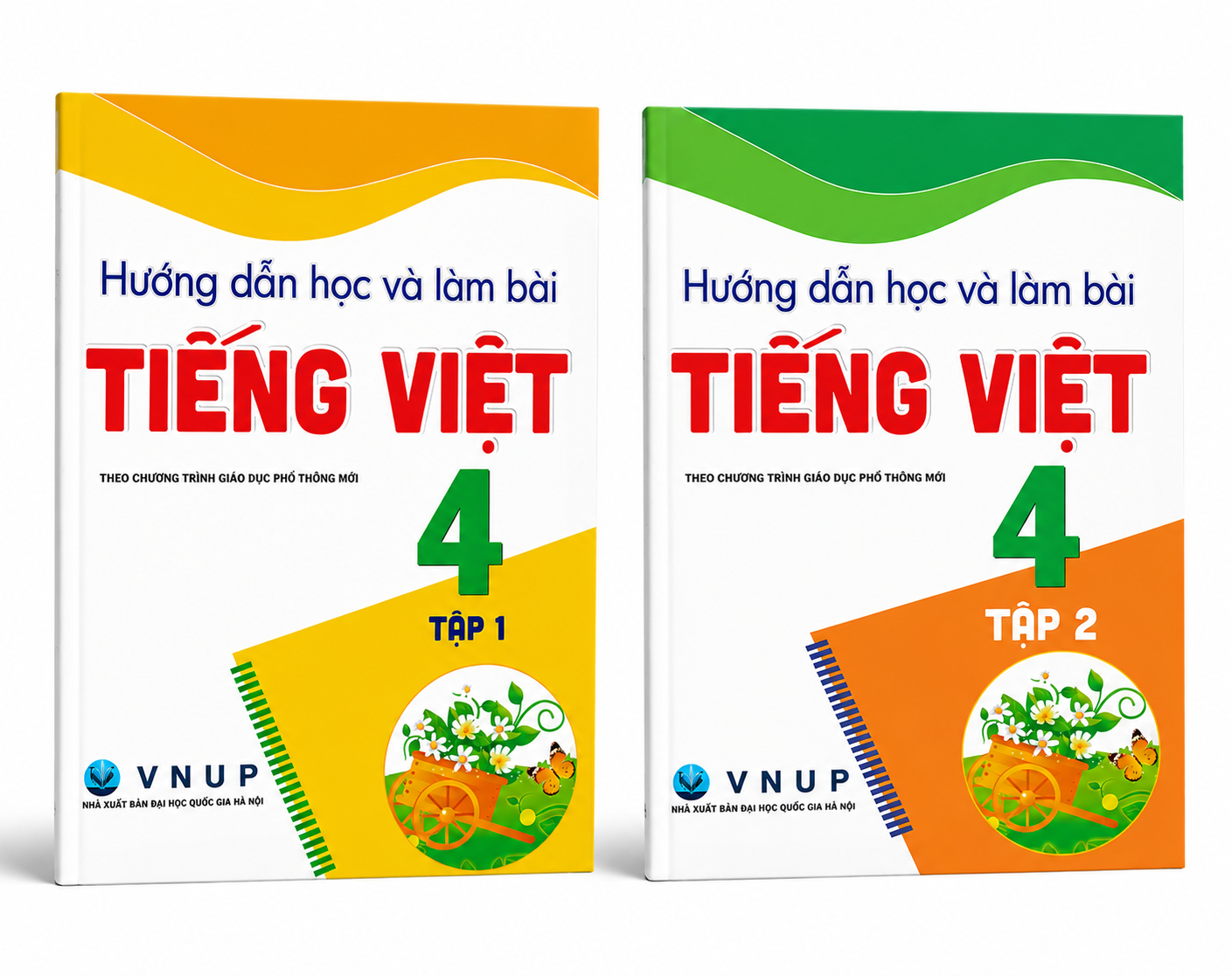 Combo Hướng Dẫn Học V&agrave; L&agrave;m B&agrave;i Tiếng Việt 4 - Tập 1 + 2 (B&aacute;m S&aacute;t SGK Kết Nối Tri Thức Với Cuộc Sống) (Bộ 2 Cuốn)