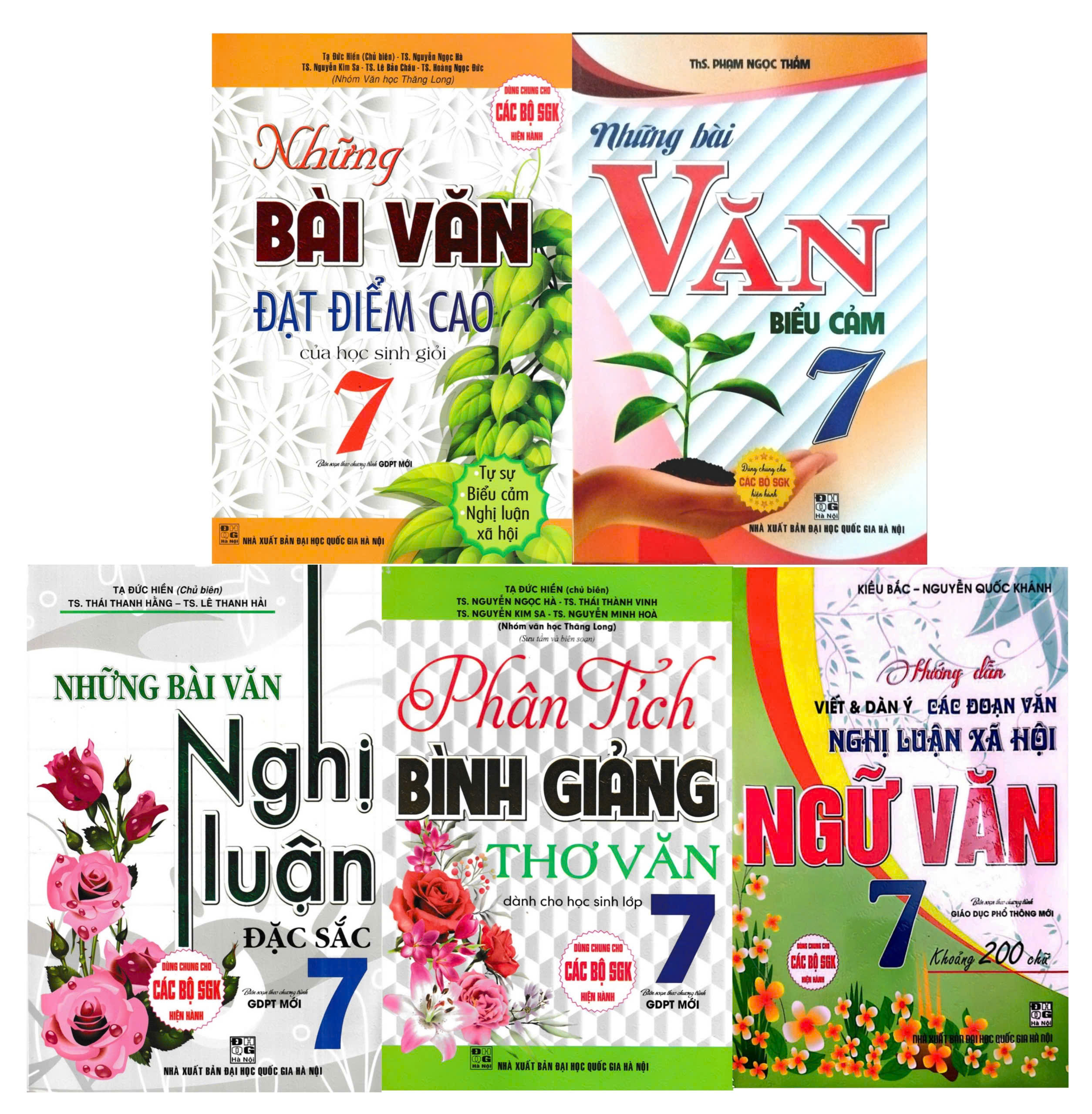 Combo Sách Tham Khảo Ngữ Văn Lớp 7 (Biên Soạn Theo Chương Trình Mới) (Bộ 5 Cuốn)