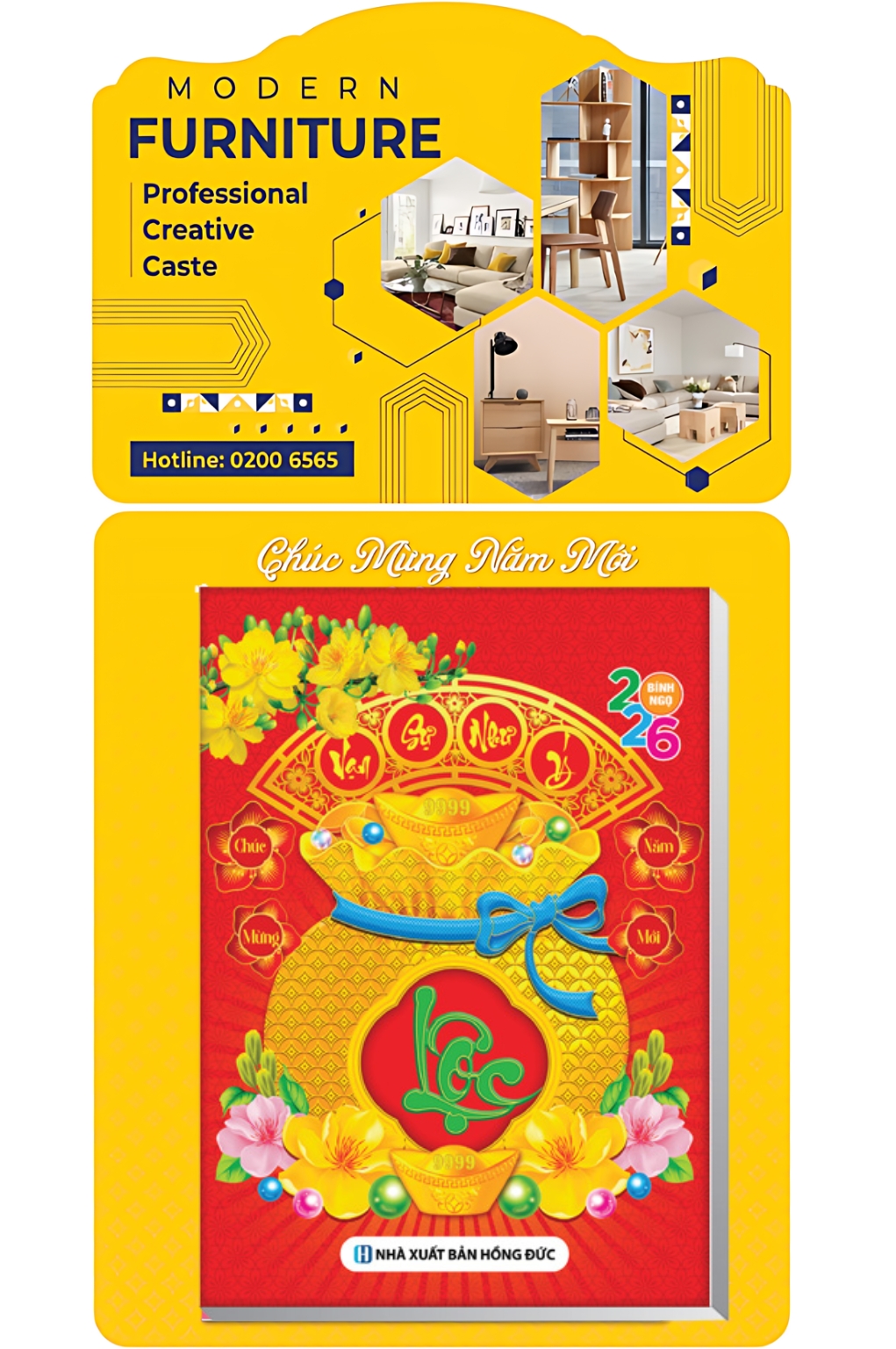 In Lịch Bloc Độc Quyền 2026 - Dành Cho Cửa Hàng Nội Thất - Kích Thước 17x24 cm, 20x30 cm, 25x35 cm, 30x40cm (Thiết Kế Theo Yêu Cầu) 