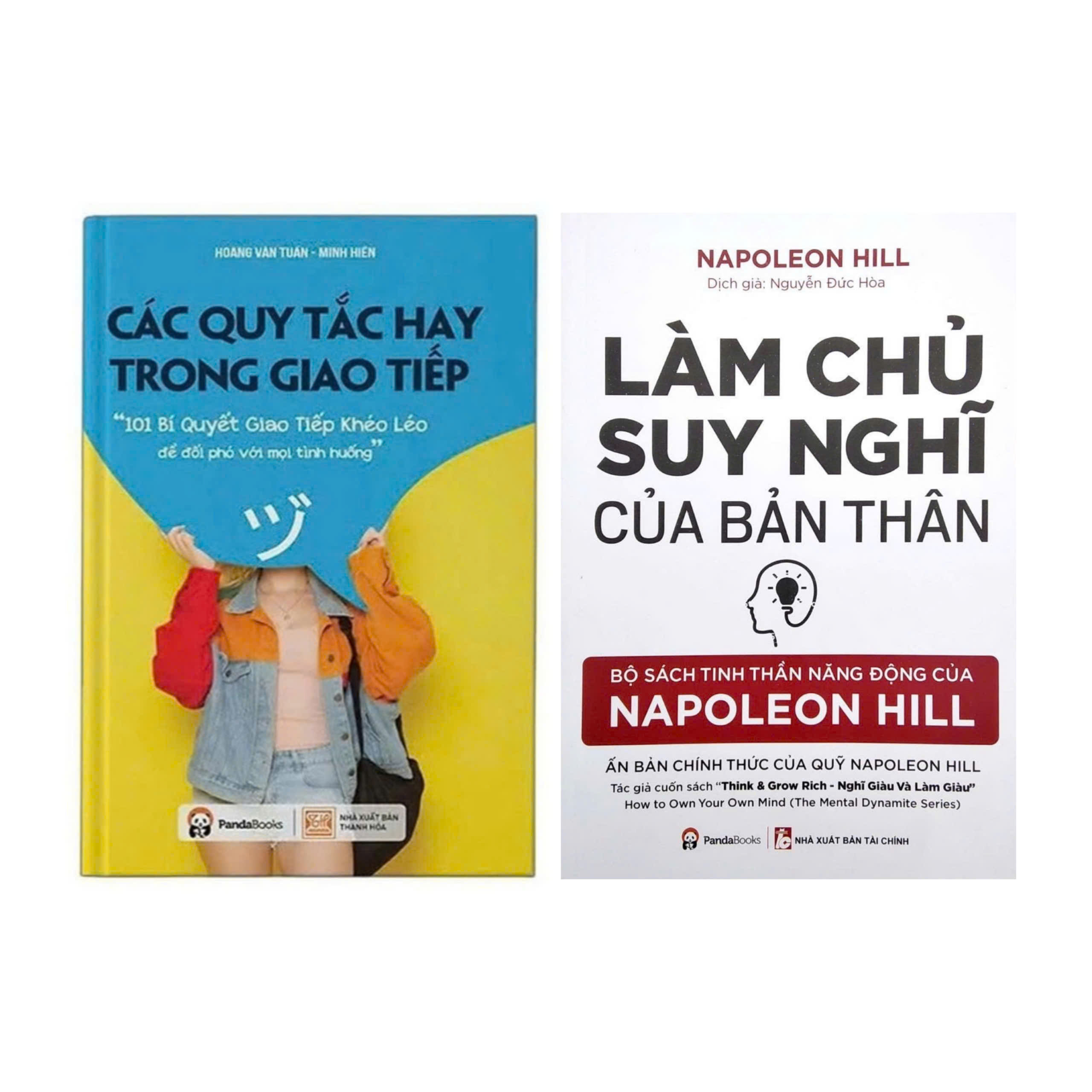 Combo C&aacute;c Quy Tắc Hay Trong Giao Tiếp + L&agrave;m Chủ Suy Nghĩ Của Bản Th&acirc;n (Bộ 2 Cuốn)