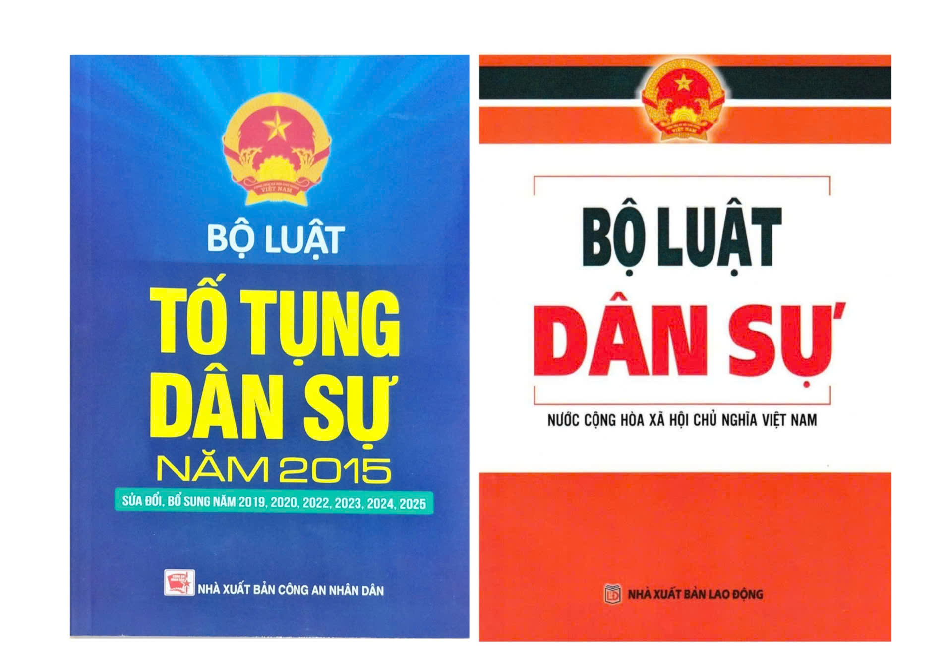 Combo Bộ Luật D&acirc;n Sự + Bộ Luật Tố Tụng D&acirc;n Sự (DH) (Bộ 2 Cuốn)