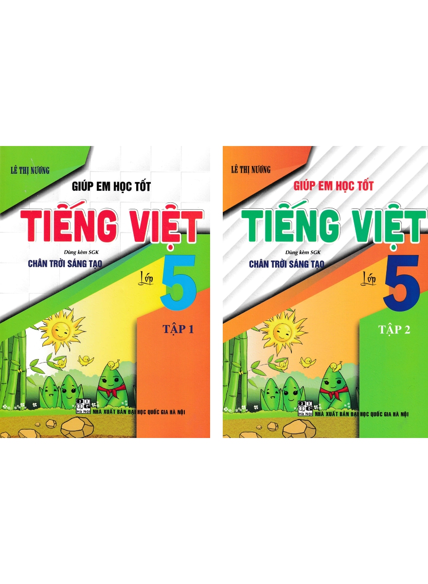 Combo Giúp Em Học Tốt Tiếng Việt Lớp 5 (Dùng Kèm SGK Chân Trời Sáng Tạo) (Bộ 2 Cuốn)