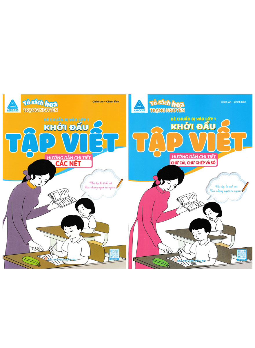 Combo Khởi Đầu Tập Viết - Hướng Dẫn Chi Tiết: Các Nét + Chữ Cái, Chữ Ghép Và Số (Bộ 2 Cuốn)