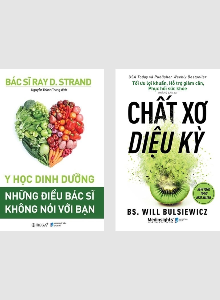 Combo Y Học Dinh Dưỡng - Những Điều Bác Sĩ Không Nói Với Bạn + Chất Xơ Diệu Kỳ (Bộ 2 Cuốn)