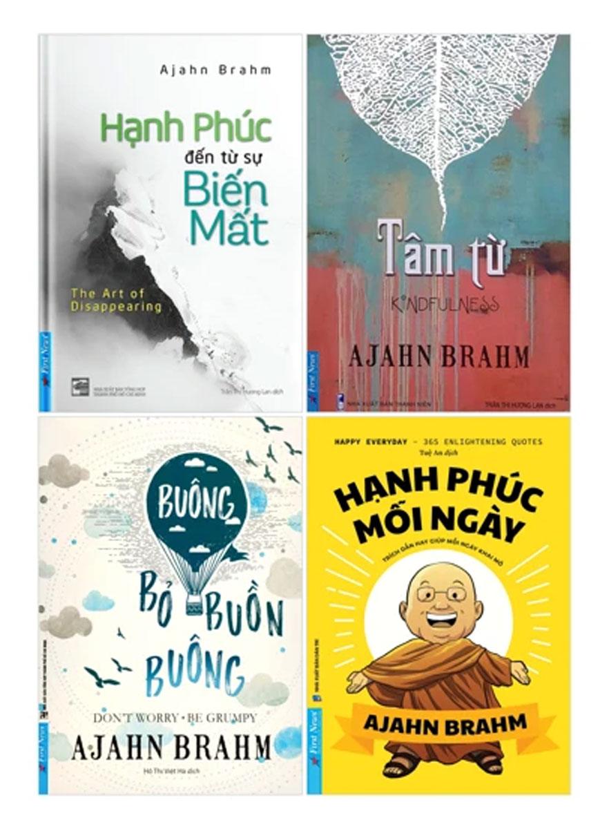 Combo Sách Ajahn Brahm (Bộ 4 Cuốn)