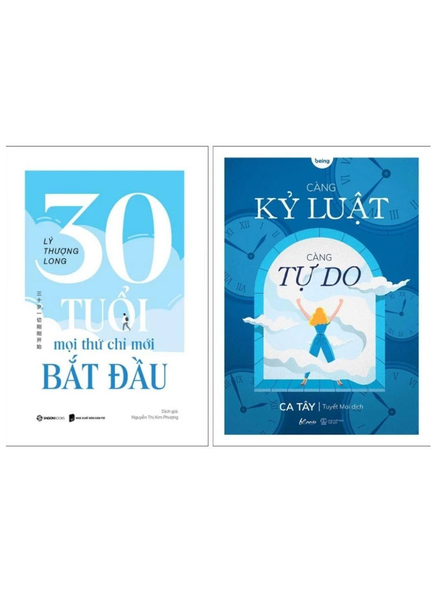 Combo 30 Tuổi - Mọi Thứ Chỉ Mới Bắt Đầu + Càng Kỷ Luật, Càng Tự Do (Bộ 2 Cuốn)