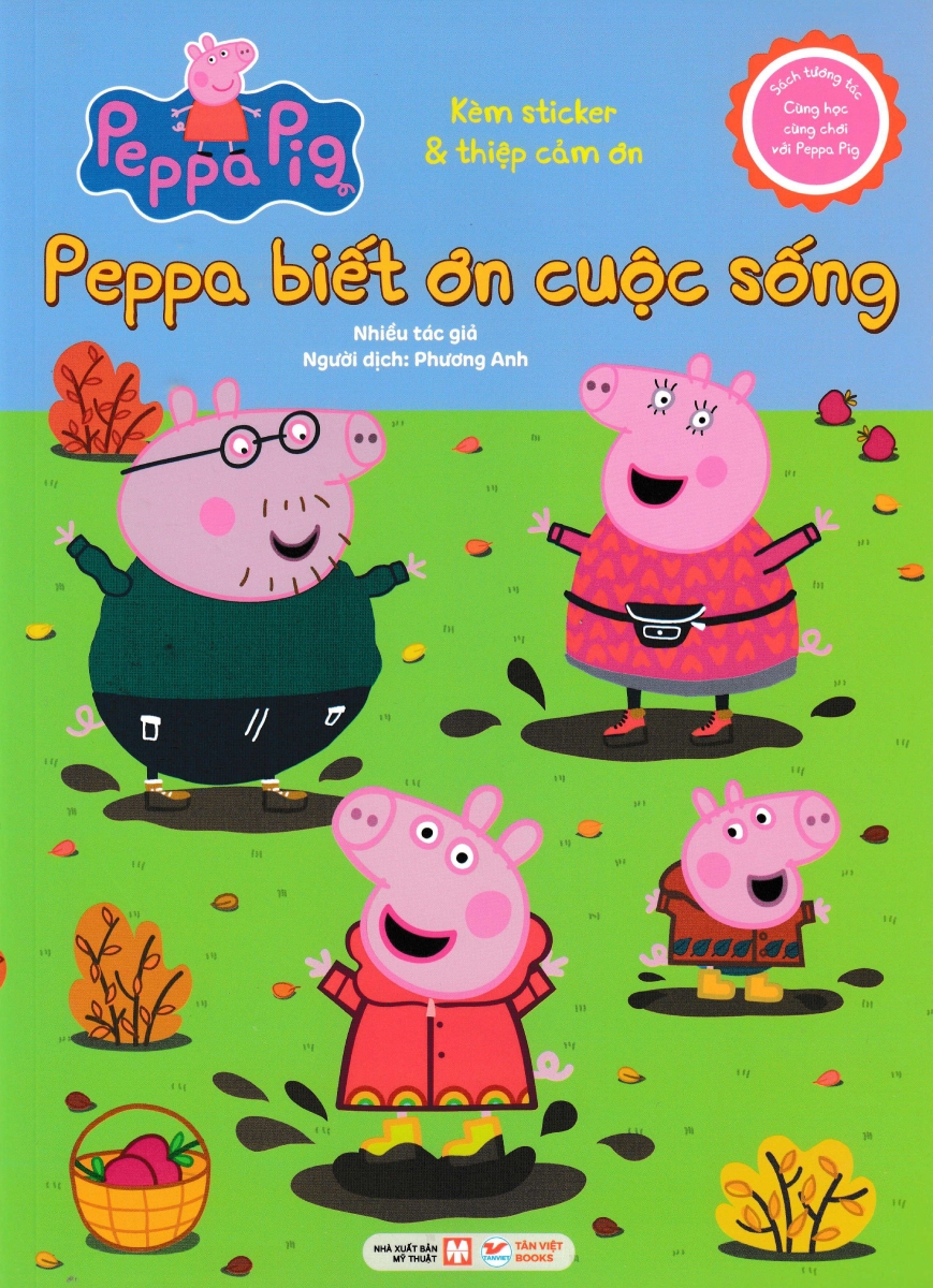 Sách Tương Tác - Cùng Học Cùng Chơi Với Peppa Pig - Peppa Biết Ơn Cuộc Sống