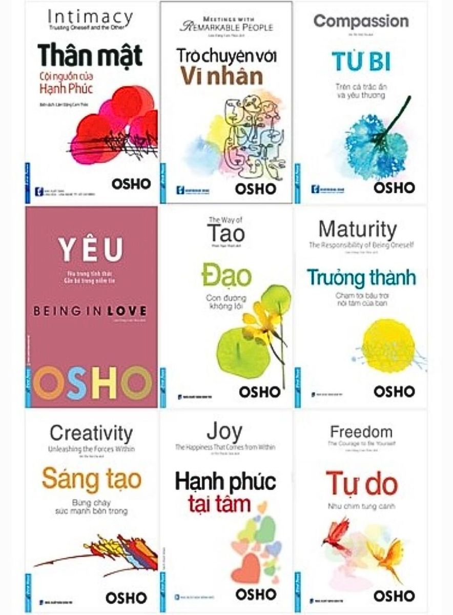 Combo Sách Osho (Bộ 9 Cuốn)