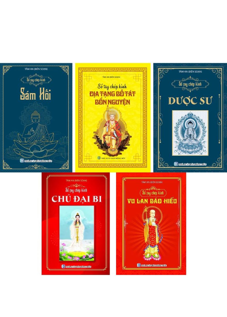 Combo Sổ Tay Chép Kinh - NS (Bộ 5 Cuốn)