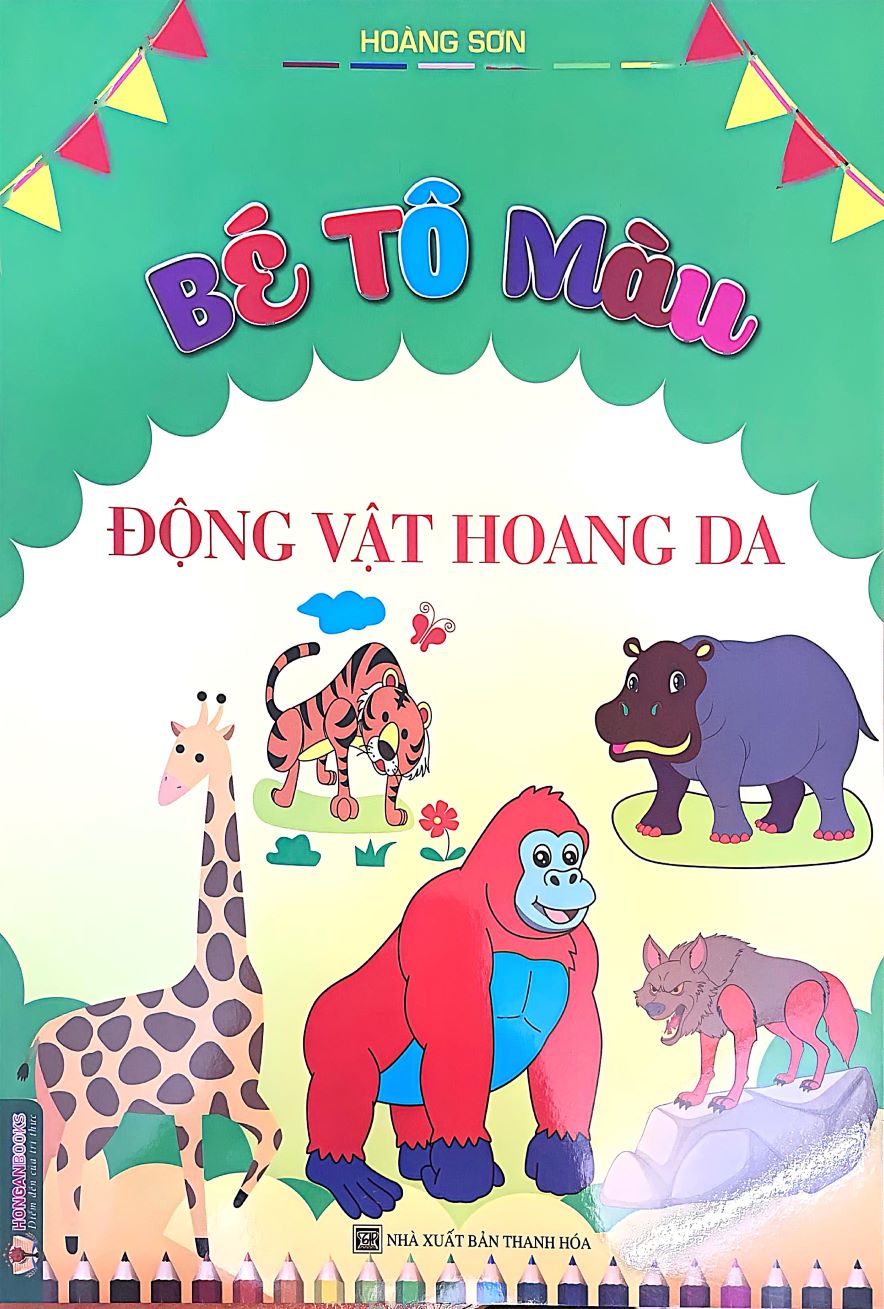 Sách Tô Màu - Động Vật Hoang Dã