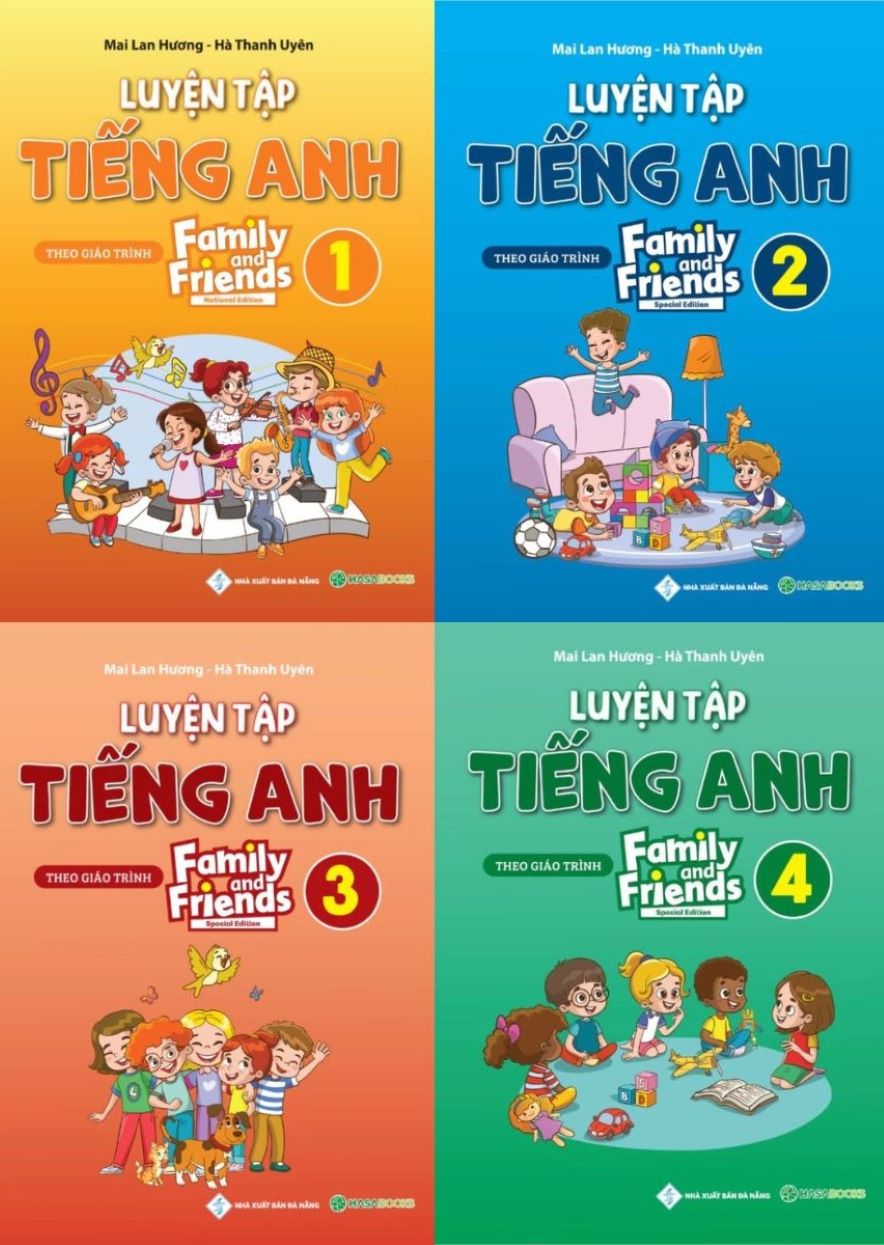 Combo Luyện Tập Tiếng Anh Lớp 1-2-3-4 Family and Friends (Special Edition) - Bộ 4 Cuốn 