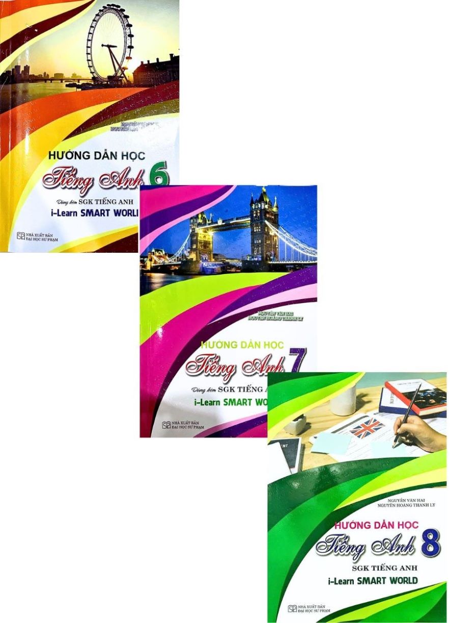 Combo Hướng Dẫn Học Tiếng Anh Lớp 6+7+8 (Bộ 3 Cuốn) - Dùng Kèm SGK Tiếng Anh I-Learn Smart World 