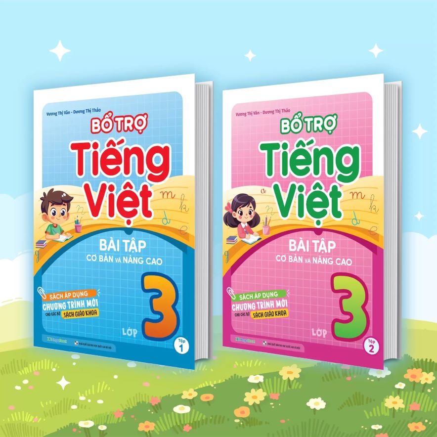 Combo Bổ Trợ Tiếng Việt - Bài Tập Cơ Bản Và Nâng Cao Lớp 3 (Bộ 2 Tập)