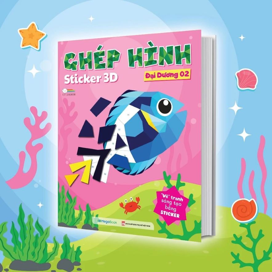 Ghép Hình Sticker 3D - Đại Dương 02