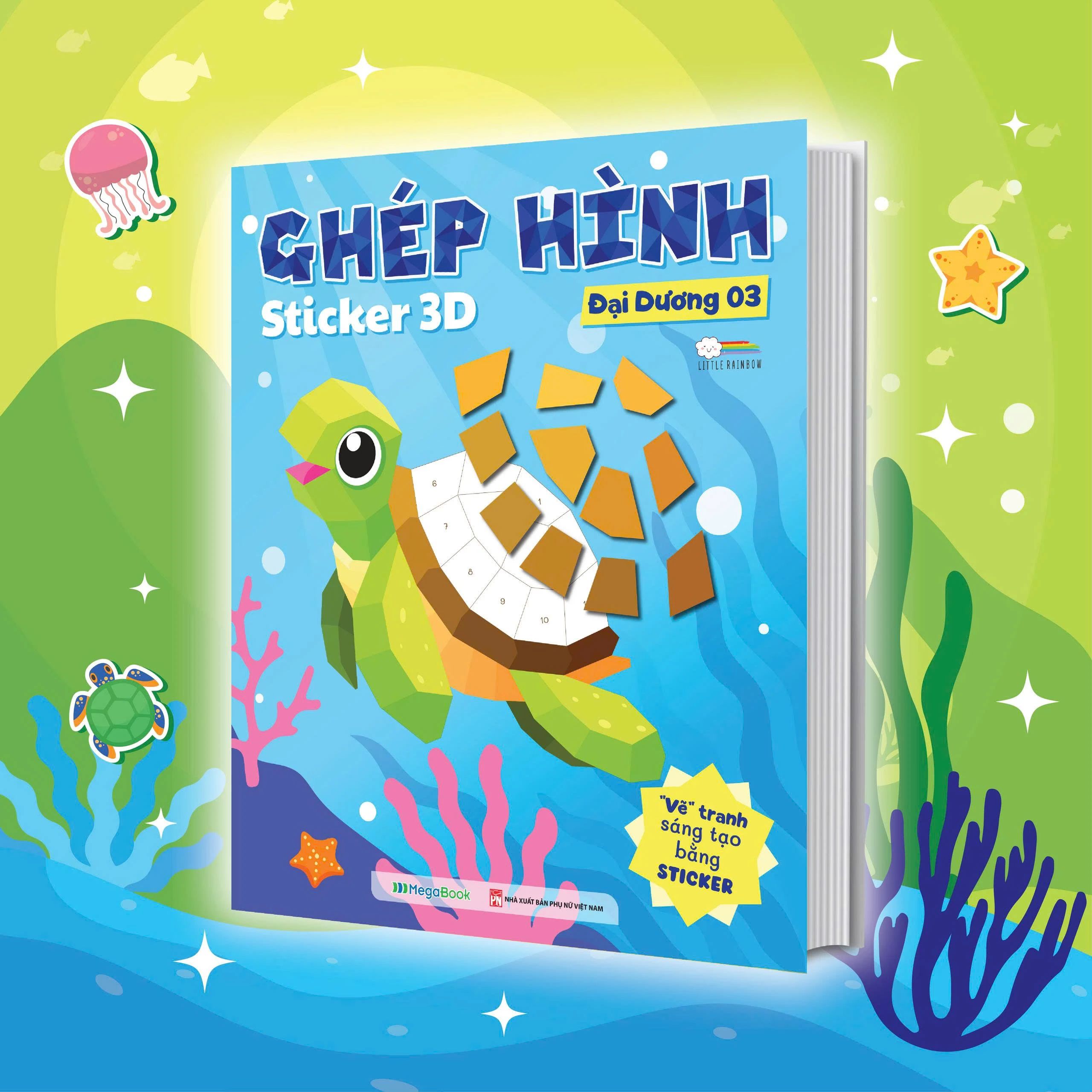 Ghép Hình Sticker 3D - Đại Dương 03