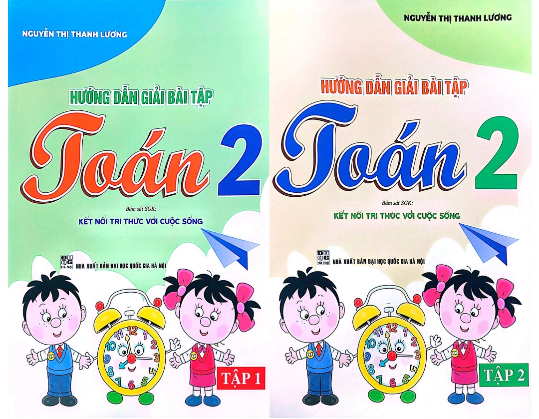 Combo Hướng Dẫn Giải Bài Tập Toán 2 - Tập 1 + Tập 2 (Bám Sát SGK Kết Nối Tri Thức Với Cuộc Sống)