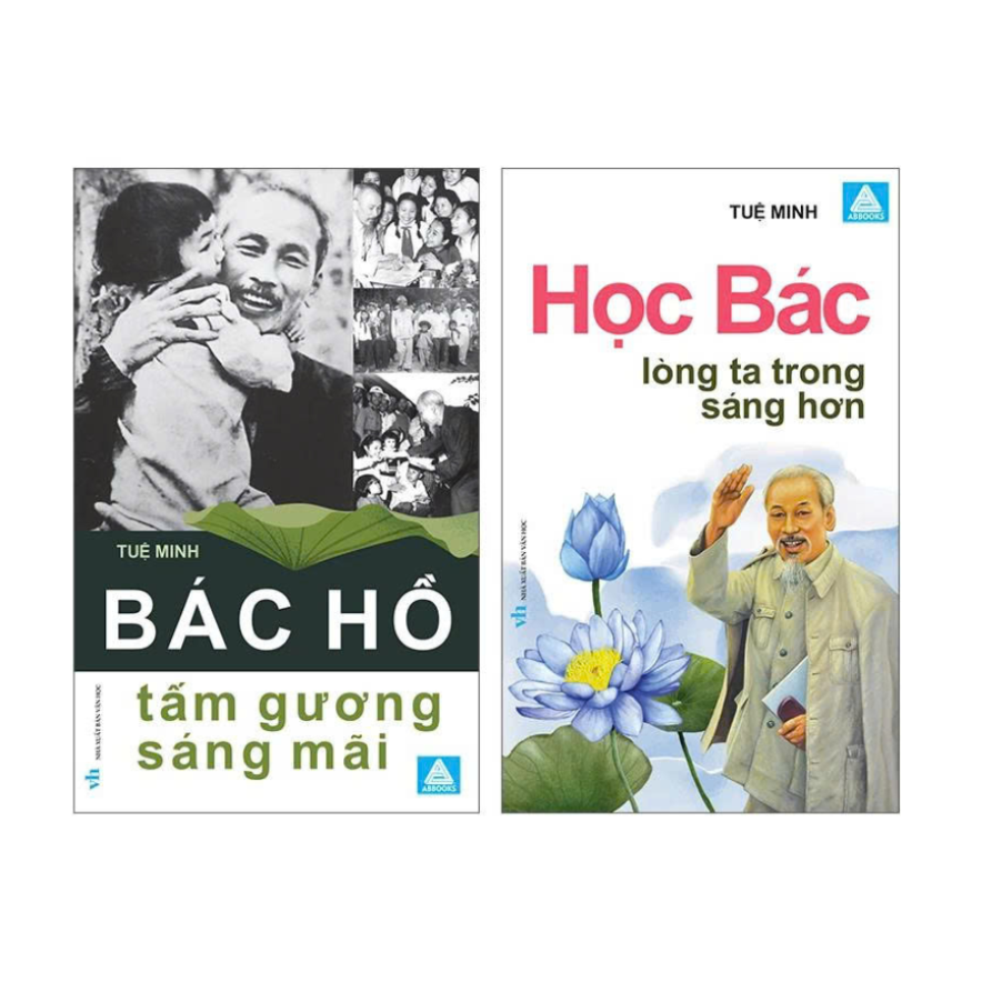 Combo Học Bác Lòng Ta Trong Sáng Hơn + Bác Hồ Tấm Gương Sáng Mãi (Bộ 2 Cuốn)