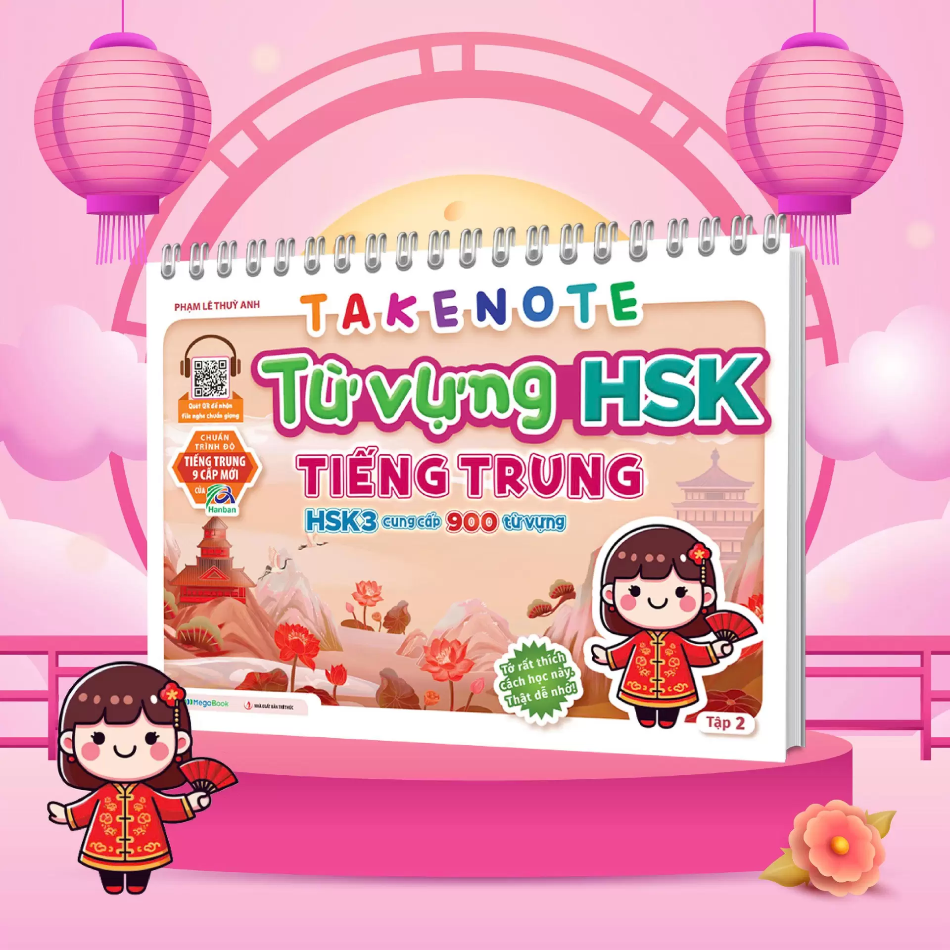Takenote: Từ Vựng HSK 3 Tiếng Trung Tập 2 (Cung Cấp 900 Từ Vựng)