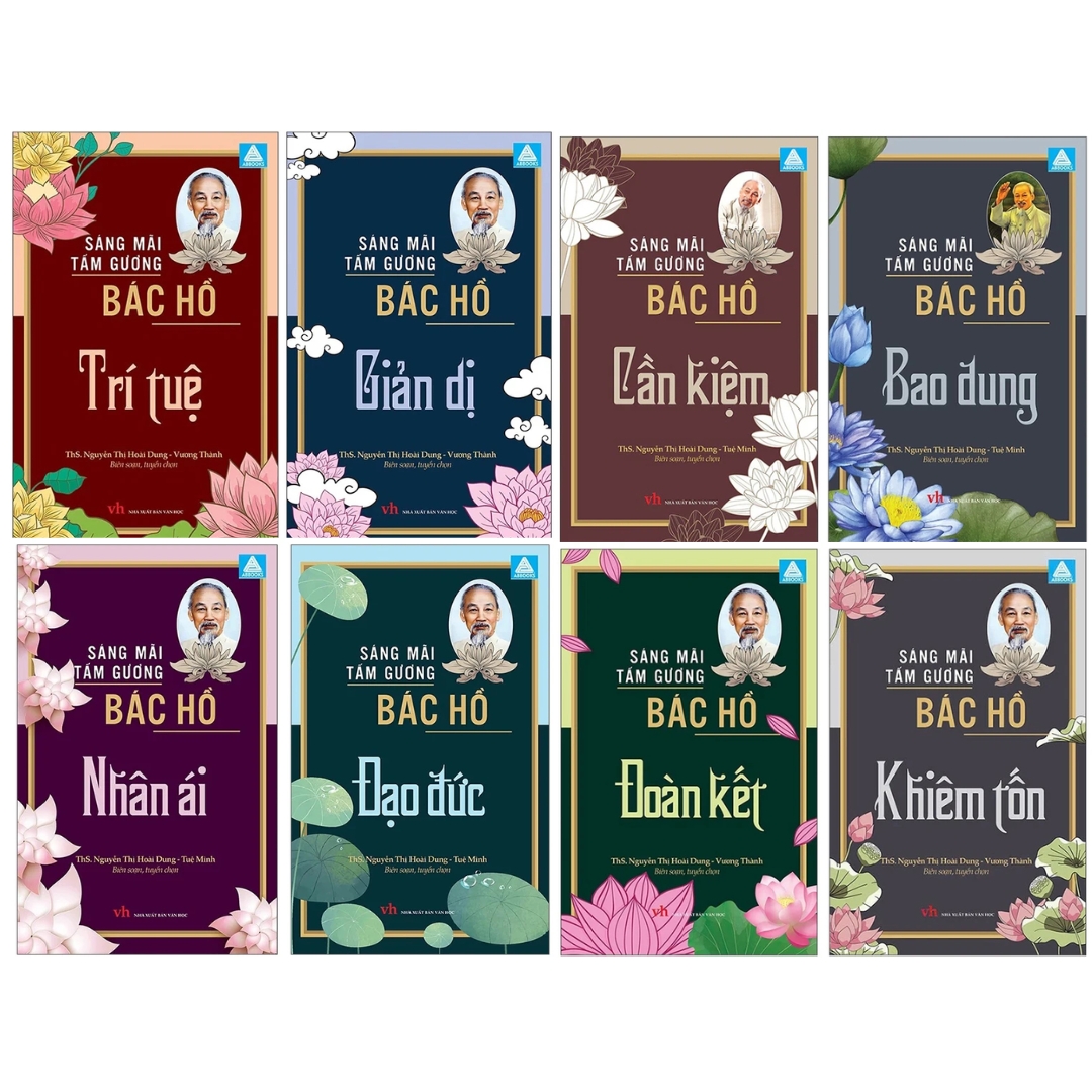 Combo Sáng Mãi Tấm Gương Bác Hồ (Bộ 8 Cuốn)