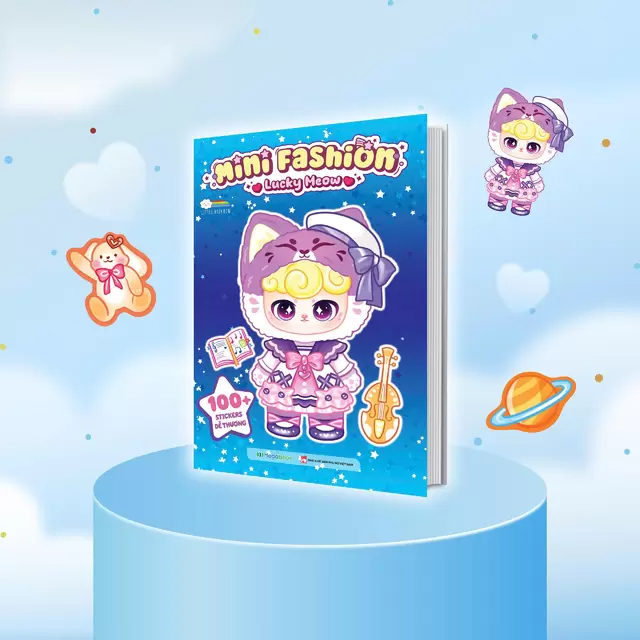Mini Fashion - Lucky Meow (100+ stickers dễ thương)