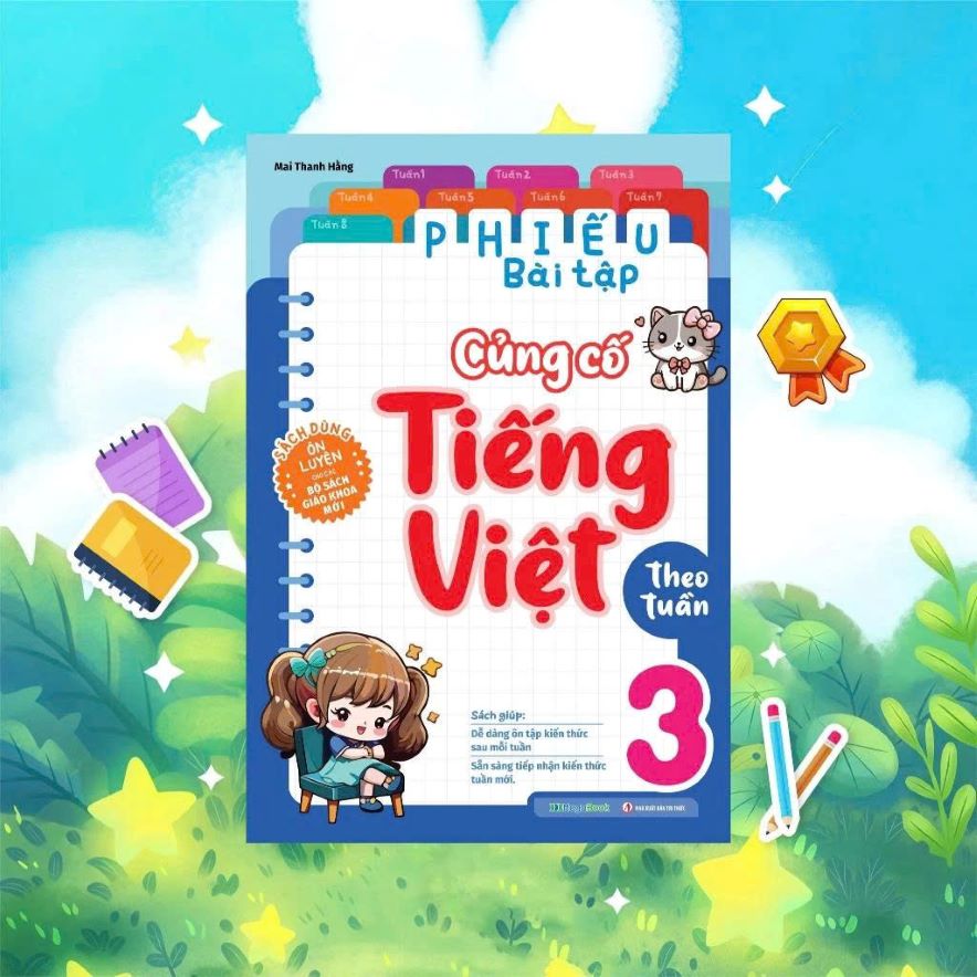 Phiếu Bài Tập Củng Cố Tiếng Việt Theo Tuần Lớp 3