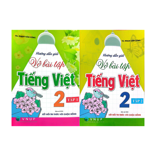 Combo Hướng Dẫn Giải Vở Bài Tập Tiếng Việt Lớp 2 Tập 1 + 2 (Bám Sát SGK Kết Nối Tri Thức Với Cuộc Sống) (Bộ 2 Cuốn)