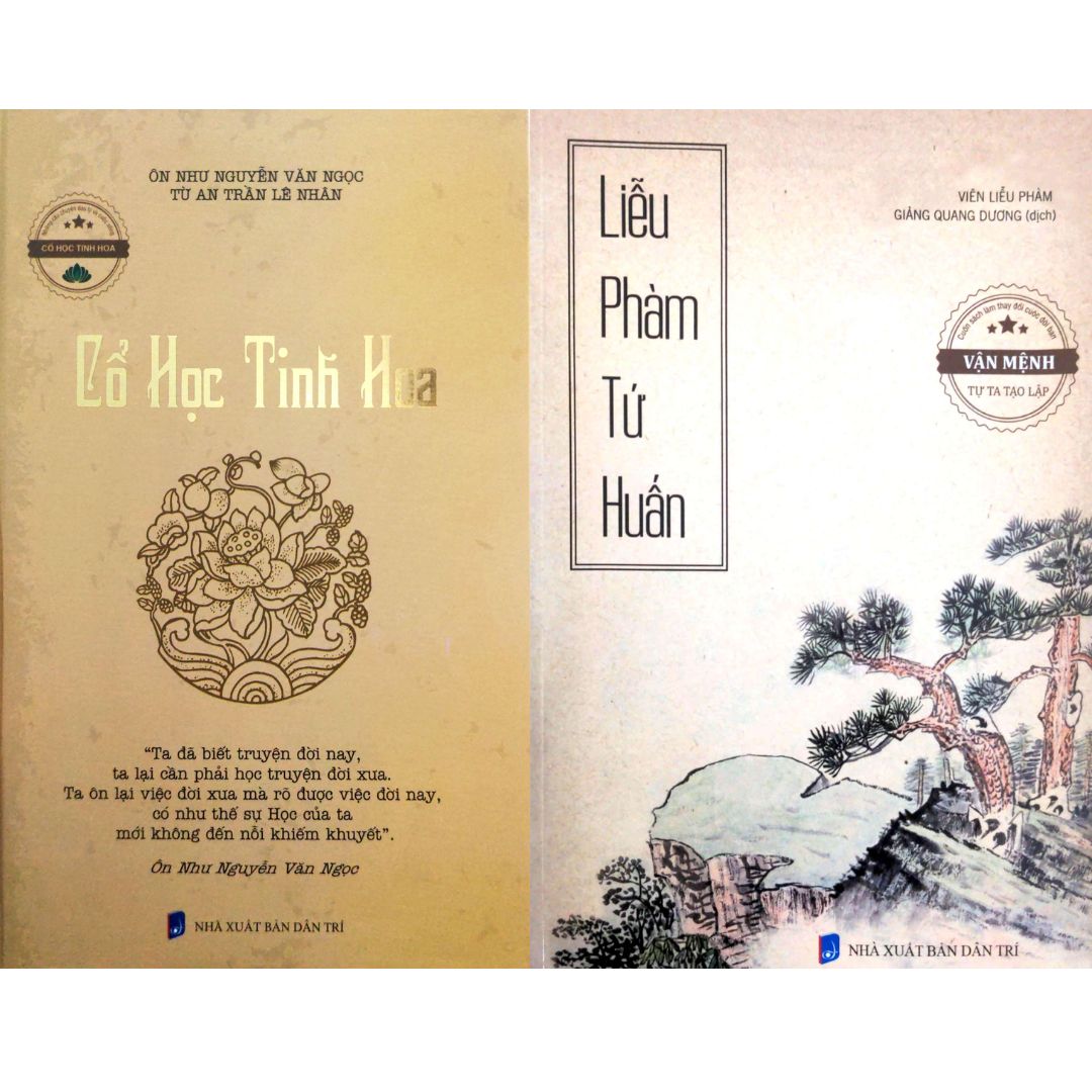 Combo Cổ Học Tinh Hoa (HASA) + Liễu Phàm Tứ Huấn - Vận Mệnh Tự Ta Tạo Lập