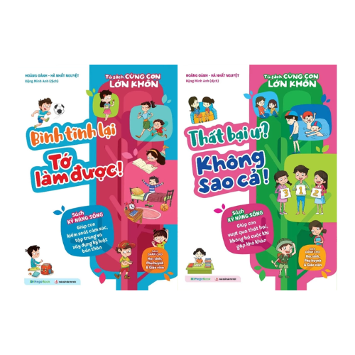 Combo Tủ Sách Cùng Con Lớn Khôn - Bình Tĩnh Lại Tớ Làm Được! + Thất Bại Ư? Không Sao Cả! (Bộ 2 Cuốn)