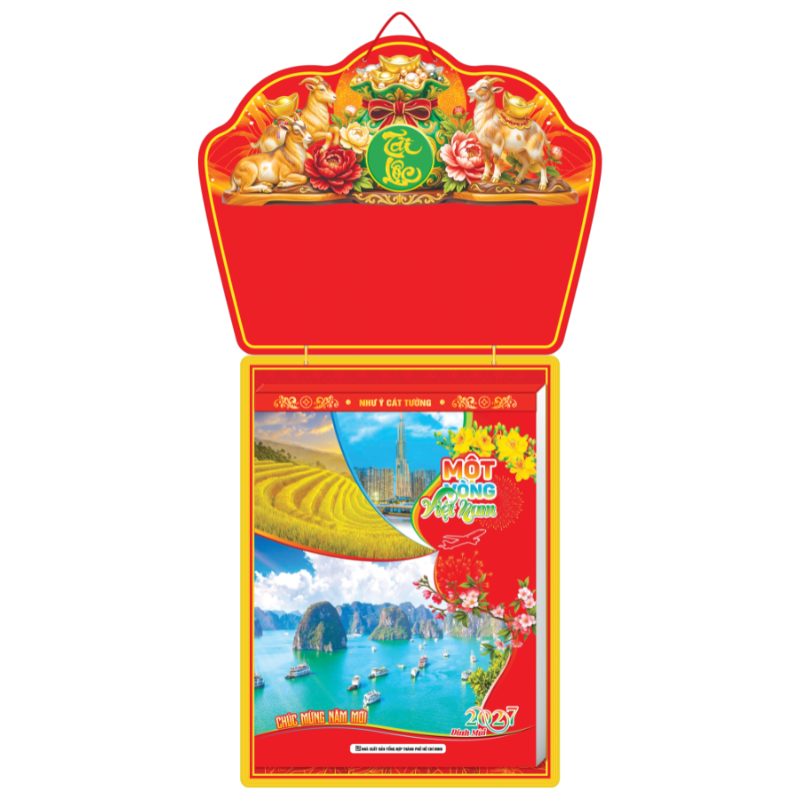 Lịch Treo Tường 53 Tuần 2027 (30 x 40 cm) - Một V&ograve;ng Việt Nam - NSKV11