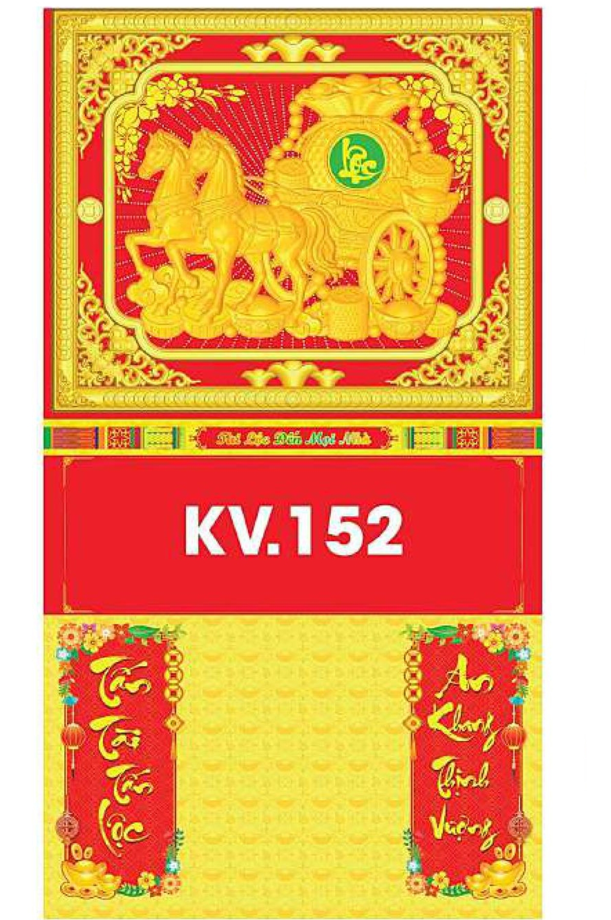 17 Mẫu Bìa Lịch 2026 Khung Vàng Dán Nổi (35x63 cm) - NSKV152 - NSKV168